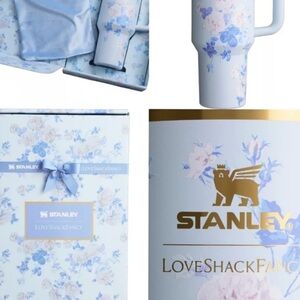 LoveShackFancy Blue Floral Tumbler